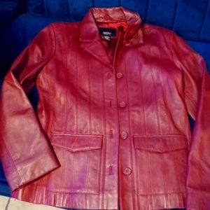 Red wine jacket size medium